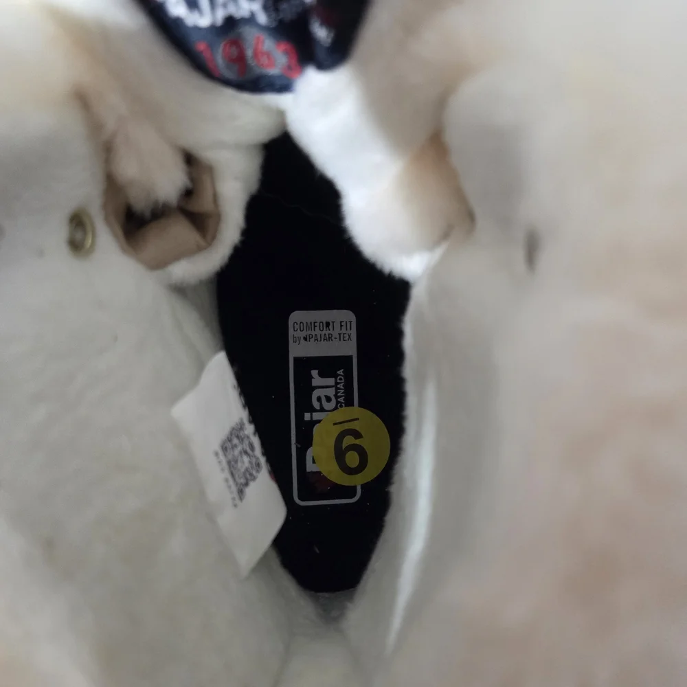 Pajar Beige Winter Boots with Fur Trim - Picture 6 of 6